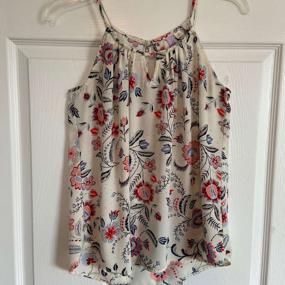 Flowery tank top